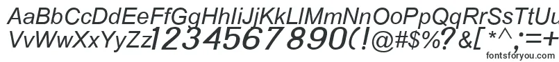 Шрифт Ph342Italik – наклонные шрифты