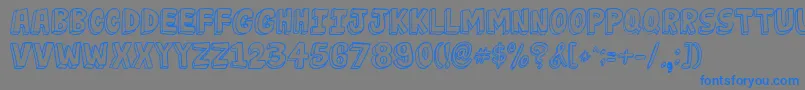 More about JabjaiLight Font JabjaiLight Font – Blue Fonts on Gray Background