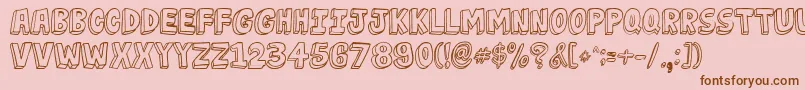 More about JabjaiLight Font JabjaiLight Font – Brown Fonts on Pink Background