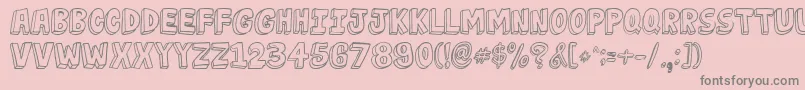 More about JabjaiLight Font JabjaiLight Font – Gray Fonts on Pink Background