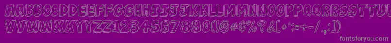 More about JabjaiLight Font JabjaiLight Font – Gray Fonts on Purple Background