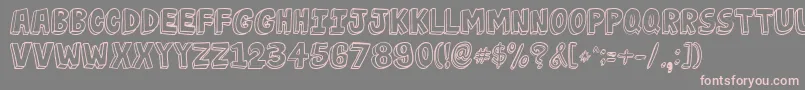 More about JabjaiLight Font JabjaiLight Font – Pink Fonts on Gray Background