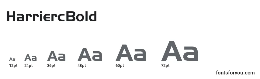 HarriercBold Font Sizes