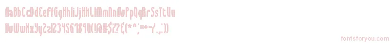 SyracuseBrk Font – Pink Fonts on White Background
