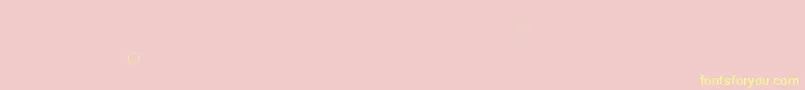 Шрифт Pfornmtreasures3Layer8 – жёлтые шрифты на розовом фоне