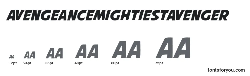 AvengeanceMightiestAvenger (106666) Font Sizes