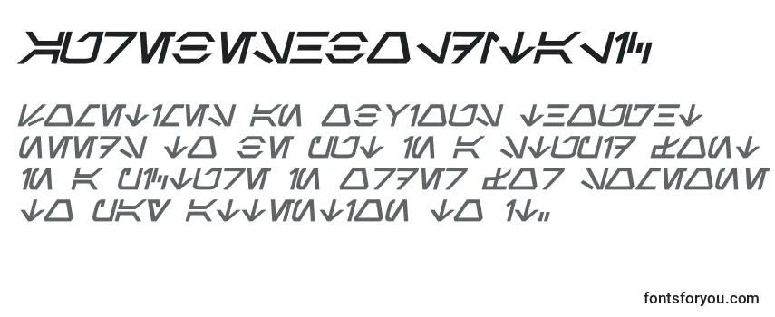 AurebeshBoldItalic Font
