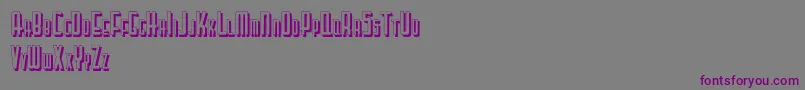 fuente Letteringdecoshadow – Fuentes Moradas Sobre Fondo Gris