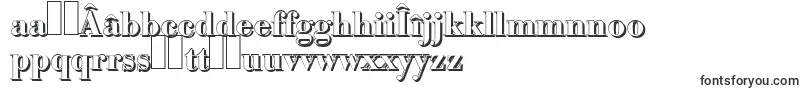 BodonishadowBold-Schriftart – rumänische Schriften