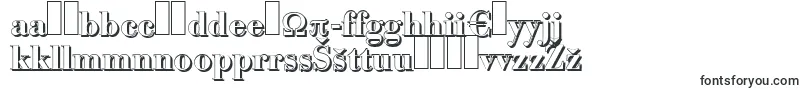 Шрифт BodonishadowBold – литовские шрифты
