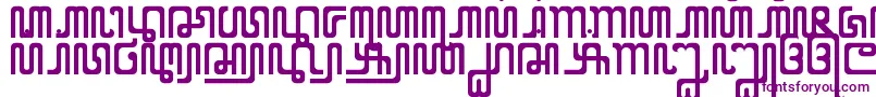 XCodeFromEast-Schriftart – Violette Schriften