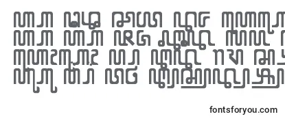 XCodeFromEast Font