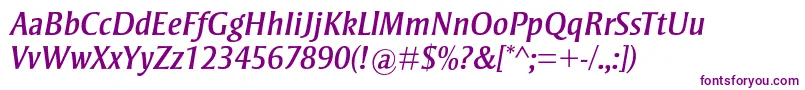 StrayhornmtstdItalic Font – Purple Fonts