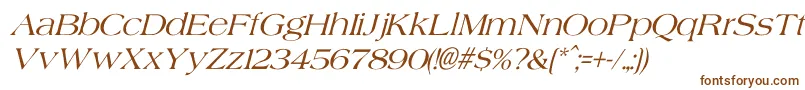 Fonte AgateItalic – fontes marrons