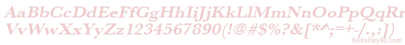 UrwbaskertextwidBoldOblique Font – Pink Fonts