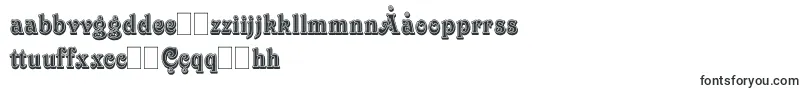 VictorianInlineShadedLetPlain.1.0-Schriftart – usbekische Schriften