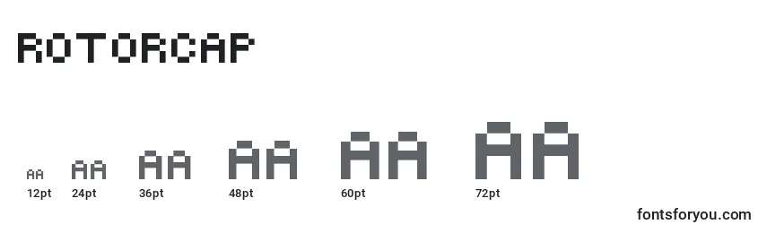 Rotorcap Font Sizes