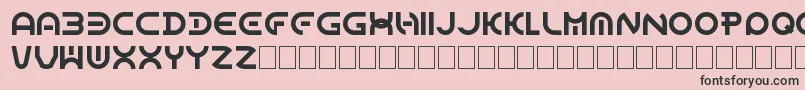 DomeCircle Font – Black Fonts on Pink Background