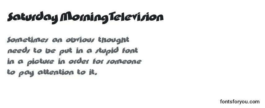SaturdayMorningTelevision Font