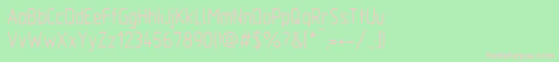 Gost2.30481TypeA Font – Pink Fonts on Green Background