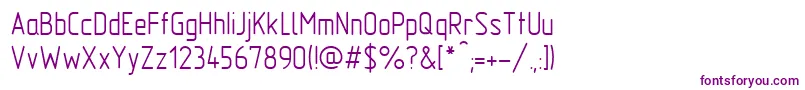 Gost2.30481TypeA Font – Purple Fonts on White Background