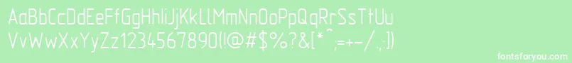 Gost2.30481TypeA Font – White Fonts on Green Background