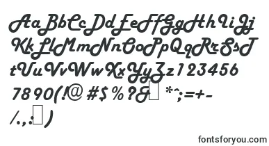 H652ScriptRegular font – Fonts Starting With H
