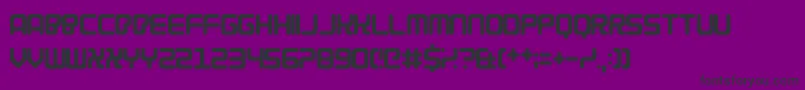 Cybercrime2004 Font – Black Fonts on Purple Background