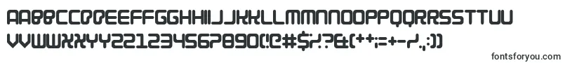 Шрифт Cybercrime2004 – объёмные шрифты