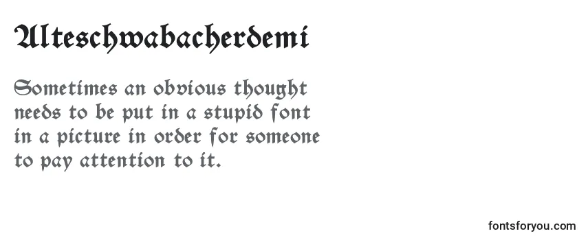 Alteschwabacherdemi Font
