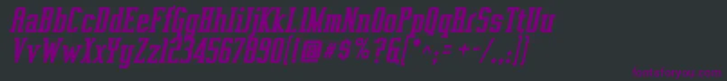 Vahikac Font – Purple Fonts on Black Background
