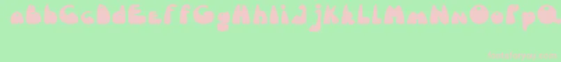 Lcd.Fr.St Font – Pink Fonts on Green Background