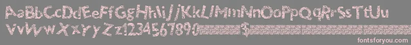 Thundercrack Font – Pink Fonts on Gray Background