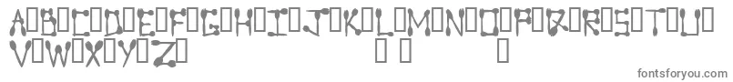 フォントSporktype – 白い背景に灰色の文字