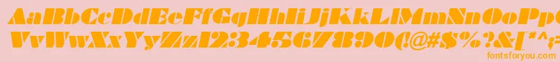Más sobre la fuente BravadoItalic fuente BravadoItalic – Fuentes Naranjas Sobre Fondo Rosa