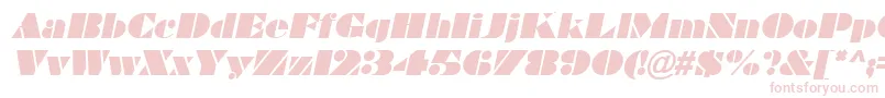 BravadoItalic Font – Pink Fonts