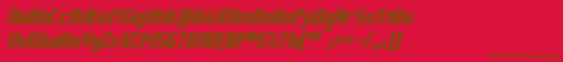Lisätietoja FontanaBoldItalic-fontista FontanaBoldItalic-fontti – ruskeat fontit punaisella taustalla