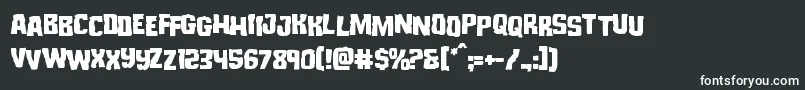 Monsterhunterstag Font – White Fonts