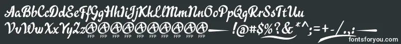 AcraticaDemoFontFfp Font – White Fonts