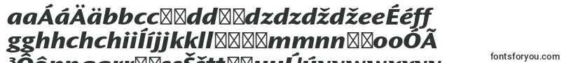 Шрифт OceansansstdXboldextita – словацкие шрифты