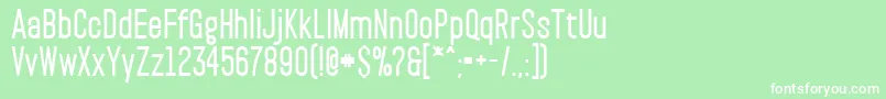 PaktExtrabold Font – White Fonts on Green Background