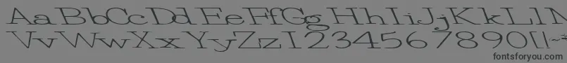 Eggbeater86RegularTtext Font – Black Fonts on Gray Background