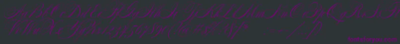 fuente SplendidScript – Fuentes Moradas Sobre Fondo Negro