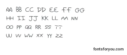 Review of the Danhands Font