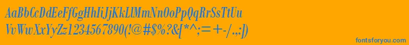 Más sobre la fuente BodoniMtCondensedРљСѓСЂСЃРёРІ fuente BodoniMtCondensedРљСѓСЂСЃРёРІ – Fuentes Azules Sobre Fondo Naranja