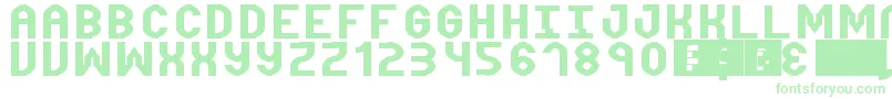 Distortion Font – Green Fonts