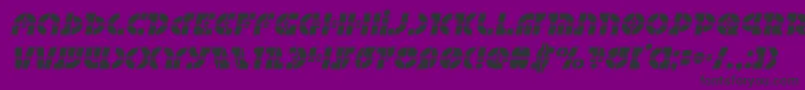 Questloklaserital Font – Black Fonts on Purple Background