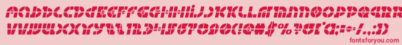 Questloklaserital Font – Red Fonts on Pink Background