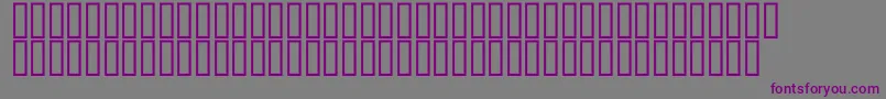 Шрифт McsClockHigh – фиолетовые шрифты на сером фоне
