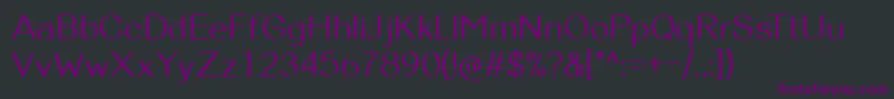 ViolinaRegular Font – Purple Fonts on Black Background